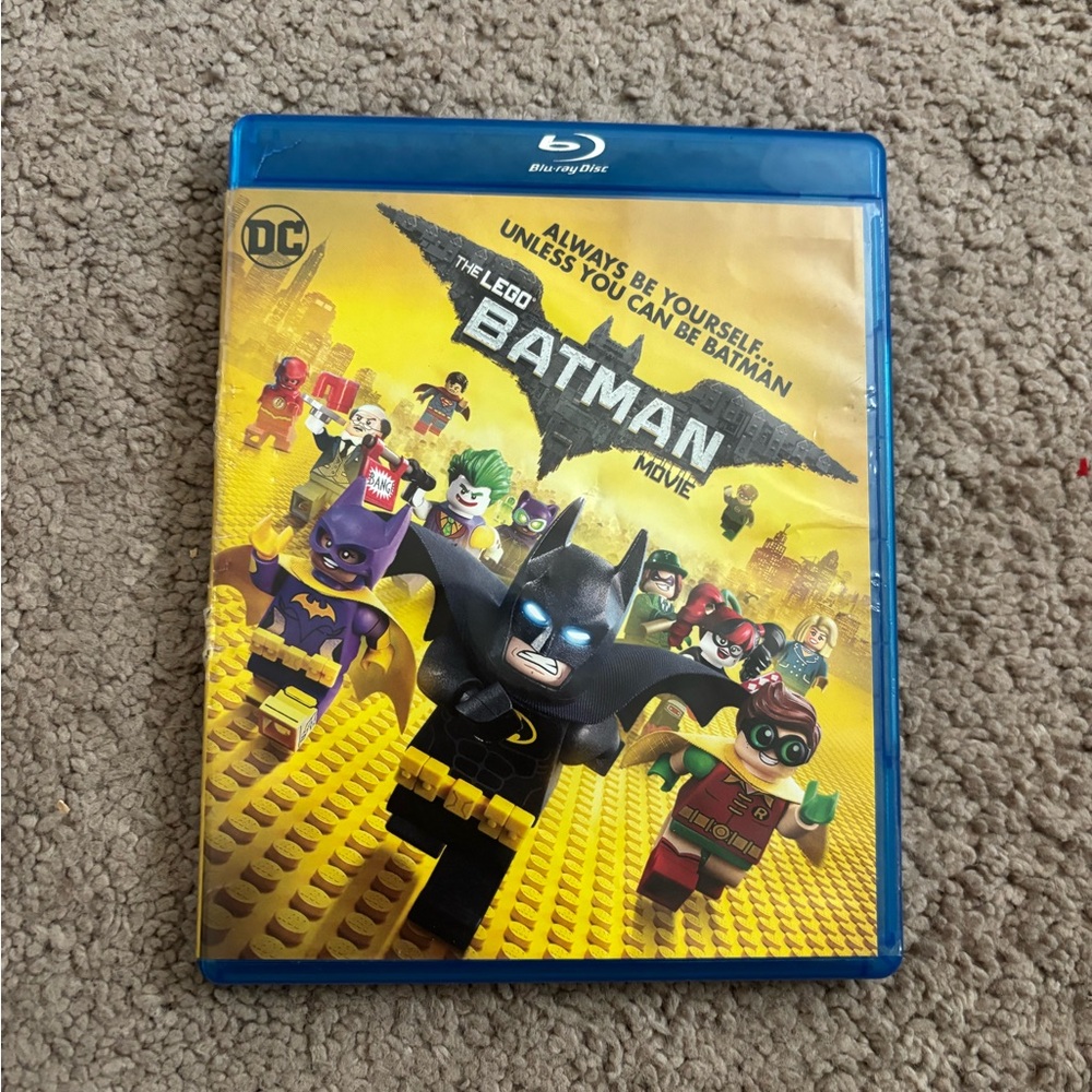 The LEGO Batman Movie Blu-ray DVD Combo DC Animated Superhero‎ Film